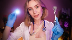 ❗️ АСМР МЕДОСМОТР ВРАЧА ТЕРАПЕВТА 👩⚕ Проверка глаз, ушей, нервов, рефлексов