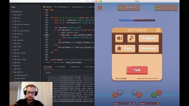 Делаем игру с нуля на стриме [8] ⧸ Insality ⧸ Defold