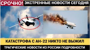 СЕНСАЦИЯ! В Ивановской области рухнул военно-транспортный самолёт Ан-22!