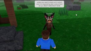 ОЛЕНЬ ВЛЮБИЛСЯ В МЕНЯ в игре 99 ночей в лесу в РОБЛОКС!