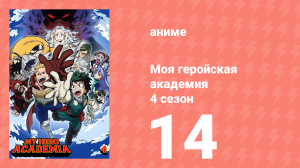 Моя геройская академия 4 сезон 14 серия (аниме-сериал, 2019)