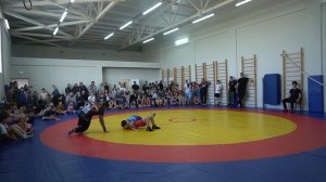 Греко-римская борьба. Вес 38 кг. Маглели Ярослав (с.Кочубеевское)-Морин Денис (Новопокровская)