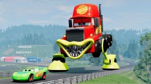 Эпический побег от Молнии Маккуина-Пожирателя, Мака Гигантского Пожирателя Ботов, Мэтра-Пожирателя