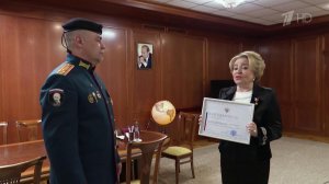 С офицерами бригады "Ветераны" встретилась глава Совфеда Валентина Матвиенко.