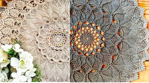 27. Вязание крючком. 91-94 ряды. Салфетка Arcanowave. Мастер-класс по вязанию.mp4