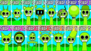 ВСЕ ПЕРСОНЫ 🎧 ИЗ SPRUNKI PHASE 1 SWAP: ХАОС НАЧИНАЕТСЯ 🔥👹🎶💥💀🎧💥🎶🔥👑