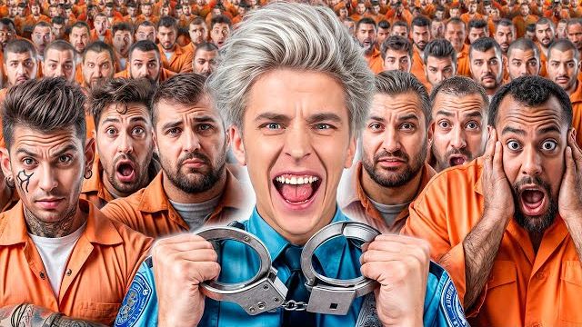 ЭКСТРЕМАЛЬНЫЕ ПРЯТКИ со 100 ЗАКЛЮЧЕННЫМИ ! смотреть онлайн