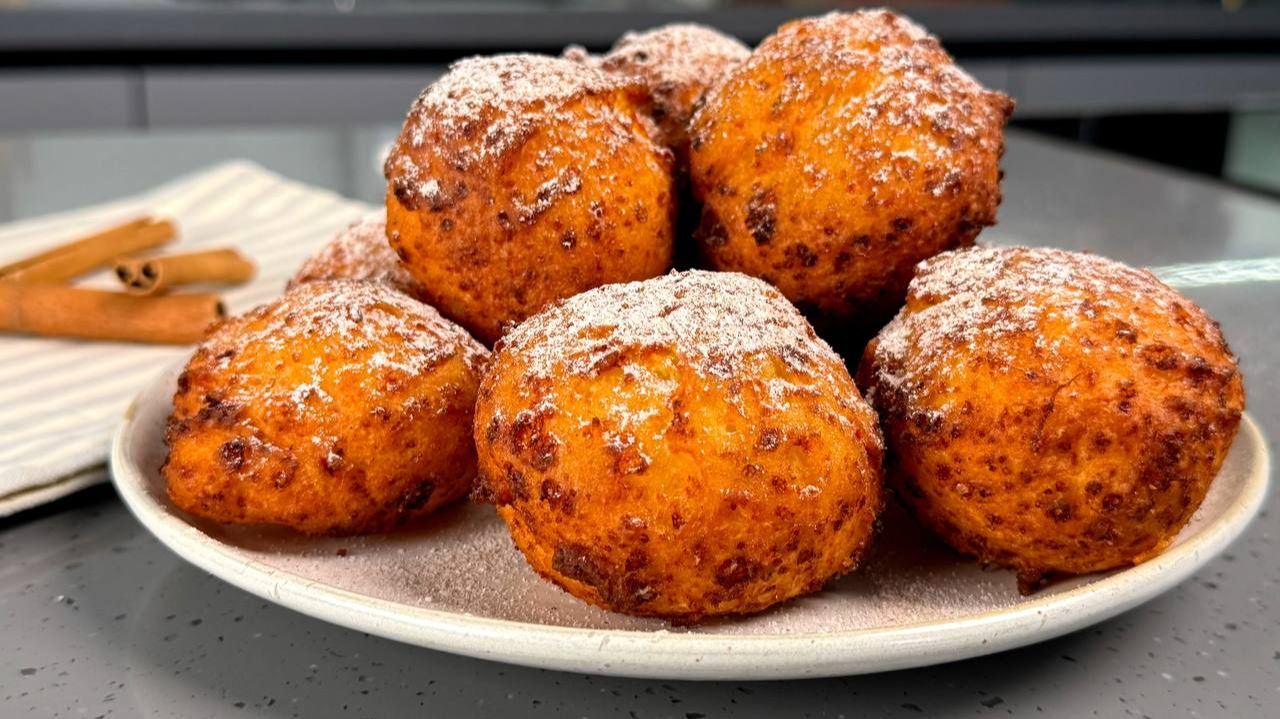 Творожные ПОНЧИКИ с корицей (можно и без), быстро, вкусно, 15 минут и готово! смотреть онлайн