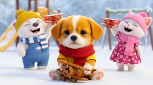 Мультики для детей, мама котика сделала игрушку самолётик, мультфильм/мультики детям