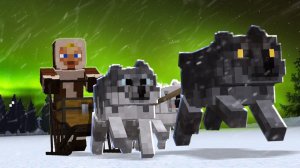 Выживание в Собачьей Упряжке - ЗИМНИЙ АПОКАЛИПСИС (Майнкрафт Фильм)