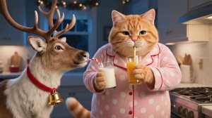 Котики и Рождественские олени