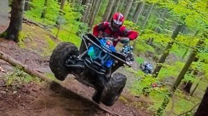 Лесной Квадро Движ часть 2 Штурмуем гору