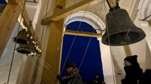 Наталья Михайлова, колокольный звон. Колокольня Троицкого собора Псковского кремля, 9.01.2025