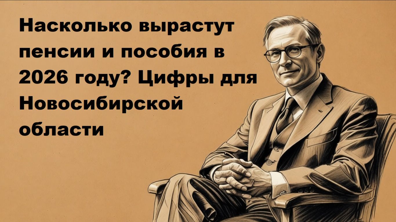 Пенсия в Новосибирской области в 2026 году: на сколько вырастут пенсии и пособия