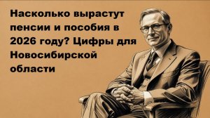 Пенсия в Новосибирской области в 2026 году: на сколько вырастут пенсии и пособия