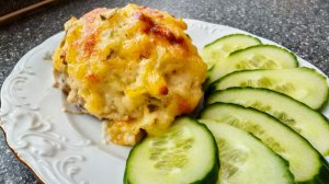 Очень вкусные, нежные и сытные мясные гнезда с картофелем и сыром.