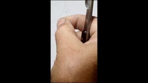 Опасная бритва Bengall Англия, Шеффилд,Тест на рез волоса после заточки.