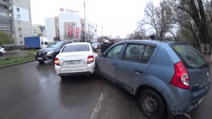 Попал в ДТП на новой Лада Гранта