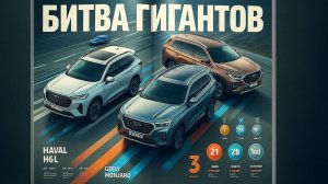 Выбор Сделан! Сравниваем 3 гиганта: Haval H6L, Geely Monjaro, Chery Tiggo 8. Кто победил в 2024?