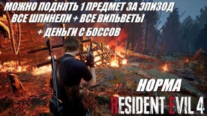 Resident Evil 4 (2005) / Условия на экране / заказ от Андрея
