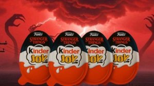 Обзор на Kinder Joy Stranger things распаковка осд