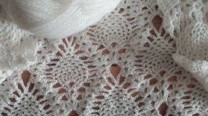 МК Узор для шали крючком (часть вторая)
