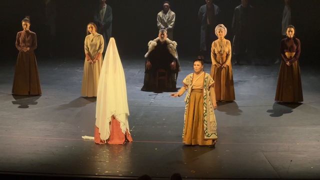 Улпан. Габит Мусрепов. Выступление театра в Санкт-Петербурге