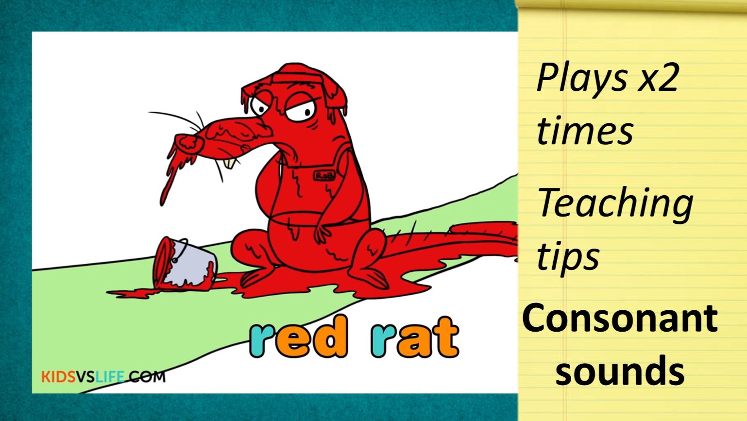 Kids vs Phonics r + teaching tips || Set 2: consonant sounds
