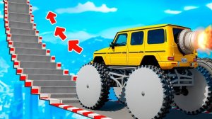 СМОЖЕТ ЛИ МОНСТР-ТРАК ПРОЕХАТЬ ПО СТУПЕНЬКАМ ЛЕСТНИЦЫ В ГТА 5 ? - ЭКСПЕРИМЕНТ В GTA 5