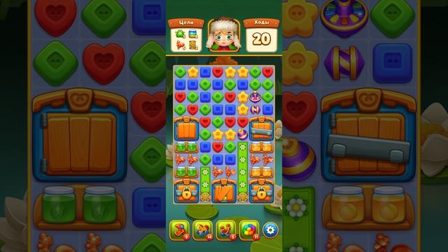 Мир Домовят 166, 167 и 168 уровень три в ряд. Сказочная игра для все семьи)