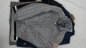 40984 ПРОДАН Куртки мужские , секонд (cream) оптом