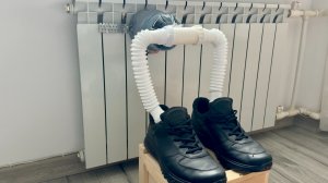 Забудьте о мокрой обуви | Щадящая сушилка из материалов ГиП своими руками