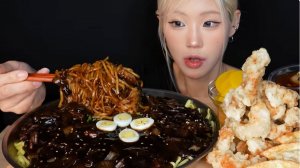 🔥🍲 Мукбанг и Mukbang : СОЧНЫЙ ЧАЧЖАНМЁН И ТОЛСТЫЙ СВИНОЙ ТАНСЮЮК! 🍜🍖 | ASMR