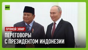 Путин проводит встречу с президентом Индонезии