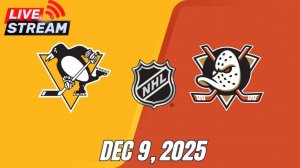 Питтсбург — Анахайм NHL сезон 25/26 | 10.12.2025 Прямая трансляция