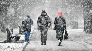 Настоящая зима пришла в Москву. Столицу всю ночь засыпало снегом