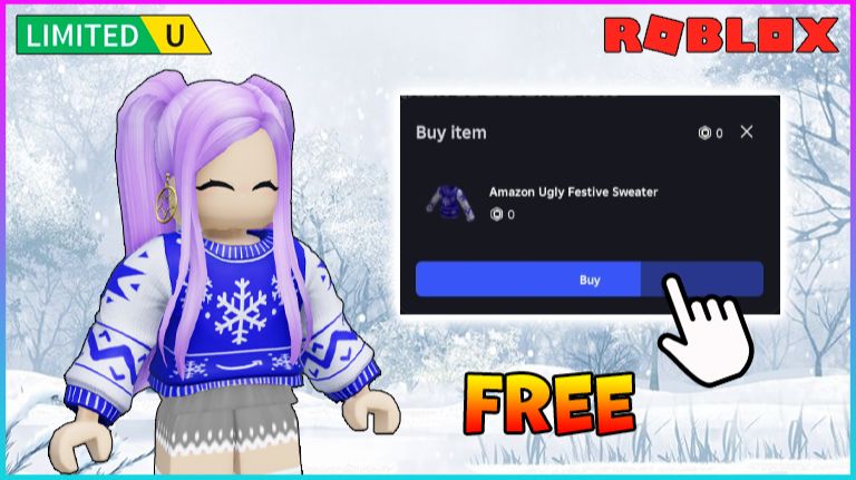 🎄ПОЛУЧАЕМ БЕСПЛАТНО Новогодний Свитер🎄БЕСПЛАТНЫЕ ВЕЩИ 2025 #roblox #роблокс #freeugc