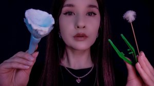 АСМР Чистка твоих Глаз и Мозга Кисточками, пинцетами и пеной Персональное внимание и звуки рта АСМР