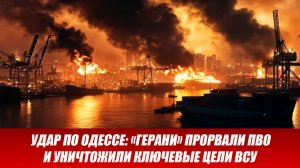 Сводка СВО на 10 декабря. Удар по Одессе. Массированный налёт "Гераней". Новости сегодня 10.12.2025