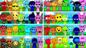 Incredibox - Sprunki, но радуга во ВСЕХ разных модах | Incredibox Sprunki