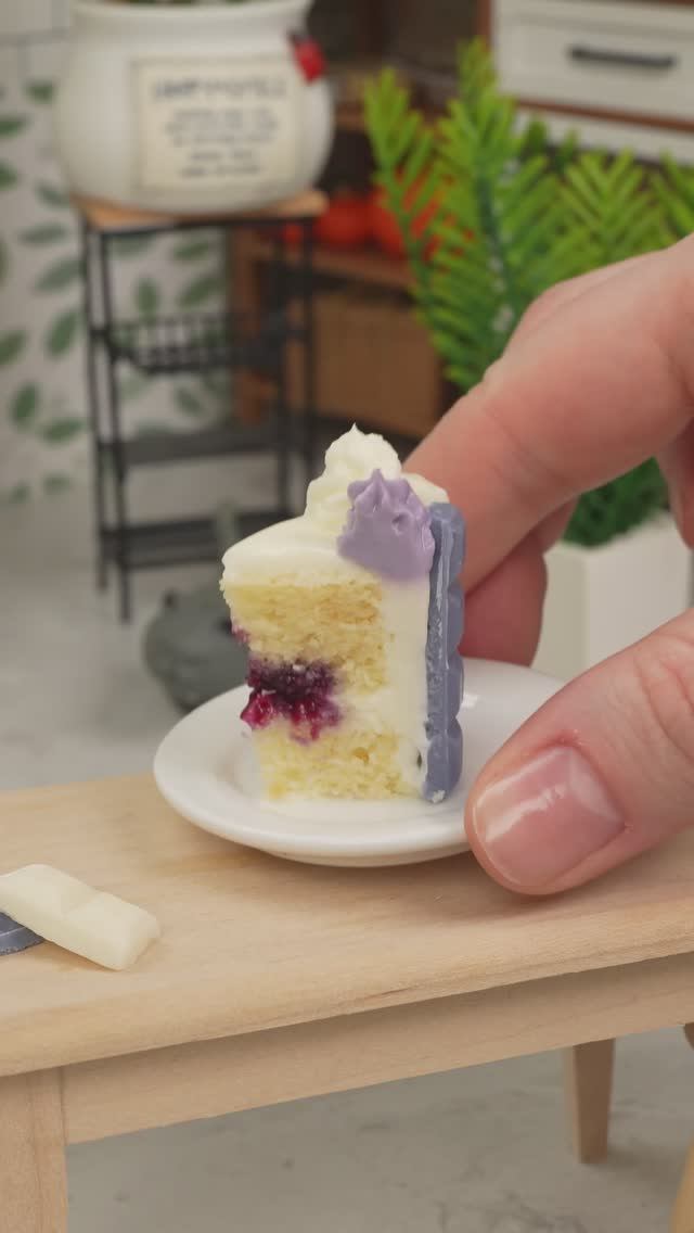 Такой красивый мини торт 😍 Готовлю потрясающую мини еду! 🍰