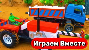 МУЛЬТИКИ ПРО МАШИНКИ И СУПЕРГЕРОВ ДЛЯ ДЕТЕЙ 🚜 ХАЛК ПОМОГАЕТ СТРОИТЬ ИГРУШЕЧНУЮ ДОРОГУ 🚜