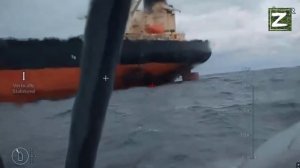 Новая атака украинских БЭКов «Sea Baby» в акватории Черного моря на гражданское судно.