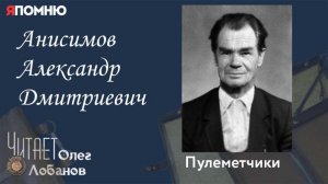 Анисимов Александр Дмитриевич. Проект "Я помню" Артема Драбкина. Пулеметтчики.