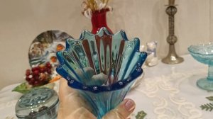 Купоросное стекло_новинки, Гжель_цветная.