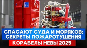 Судовым пожарам нет: обзор систем пожаротушения с “НЕВЫ 2025”