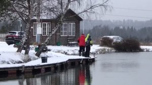 поимка форели