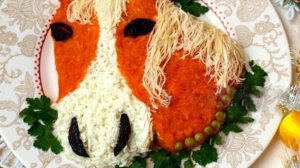 Салат "Огненная лошадь"