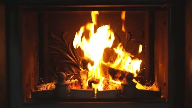🔥 FIREPLACE (10 MINUTES) - Relaxing Fire Burning Video & Crackling Fireplace So