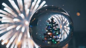 Футаж. Новый год. Салют.